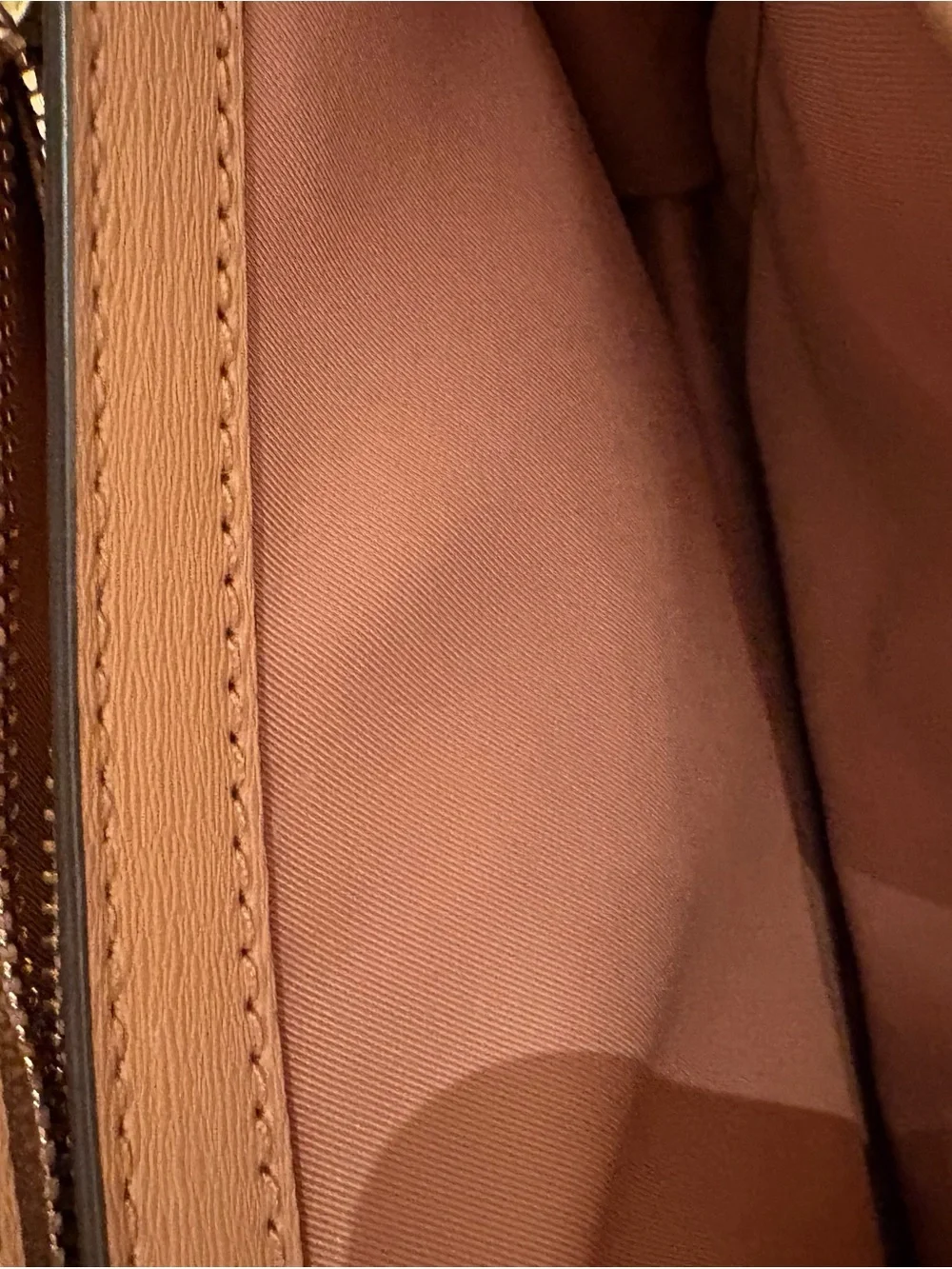 Tory Burch Parker Large Convertible Leather Shoulder Crossbody Bag Camel Gold